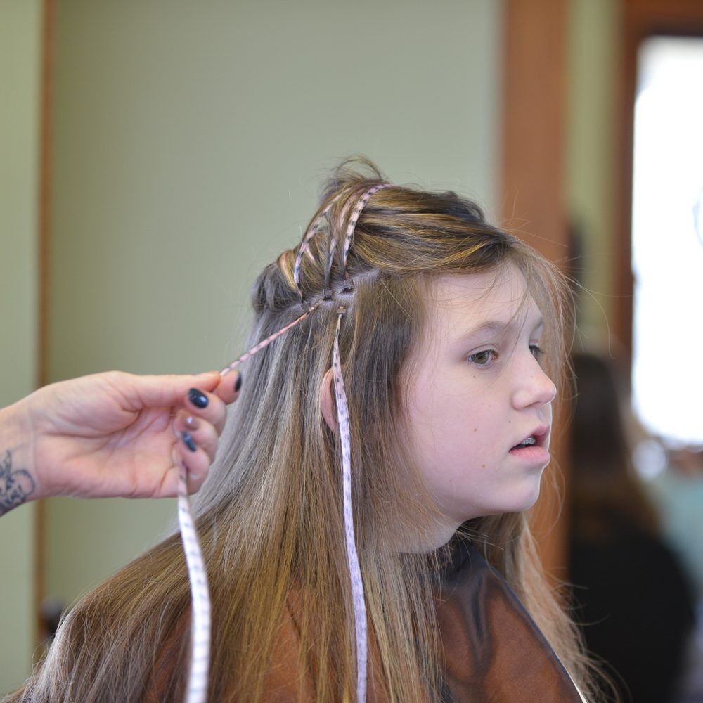 Adding a feather extension