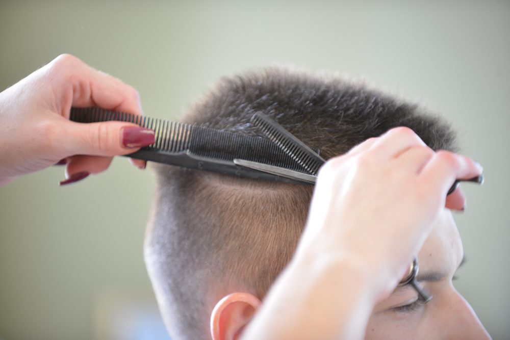 A precision men’s cut